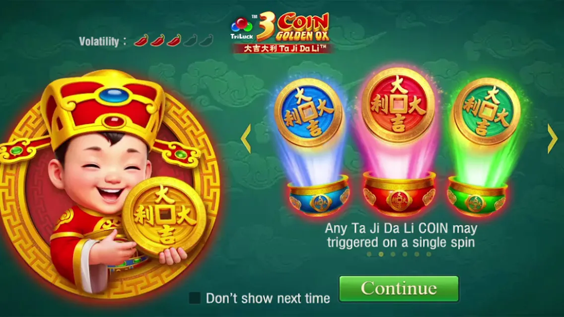 3 Coin Golden OX game interface screenshot 1