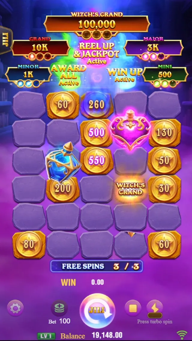 3 Witch's Lamp game interface screenshot 4
