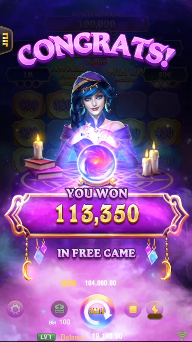 3 Witch's Lamp game interface screenshot 5