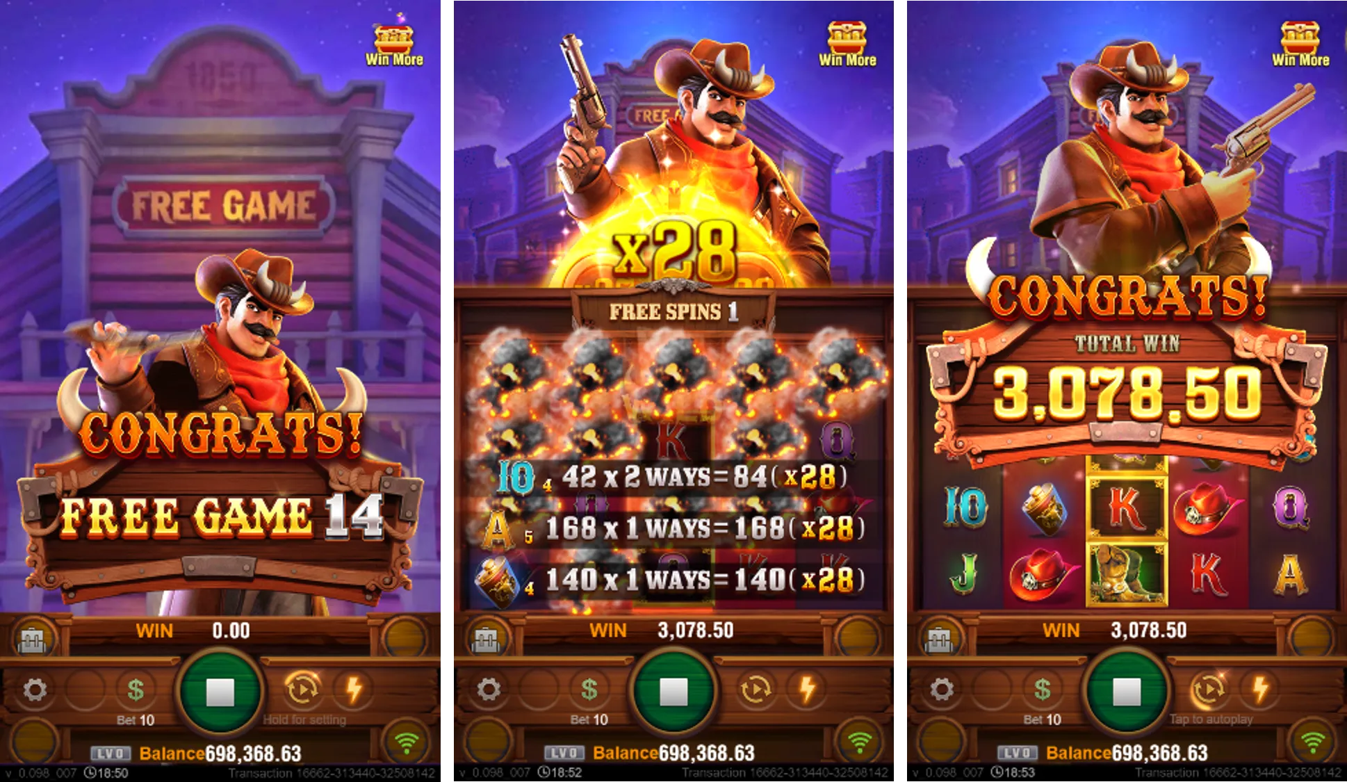 Bonus Hunter game interface screenshot 3
