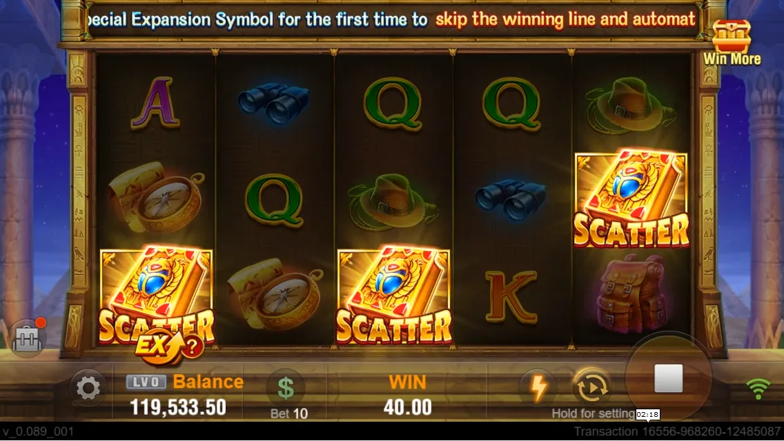 Book of Gold game interface screenshot 4