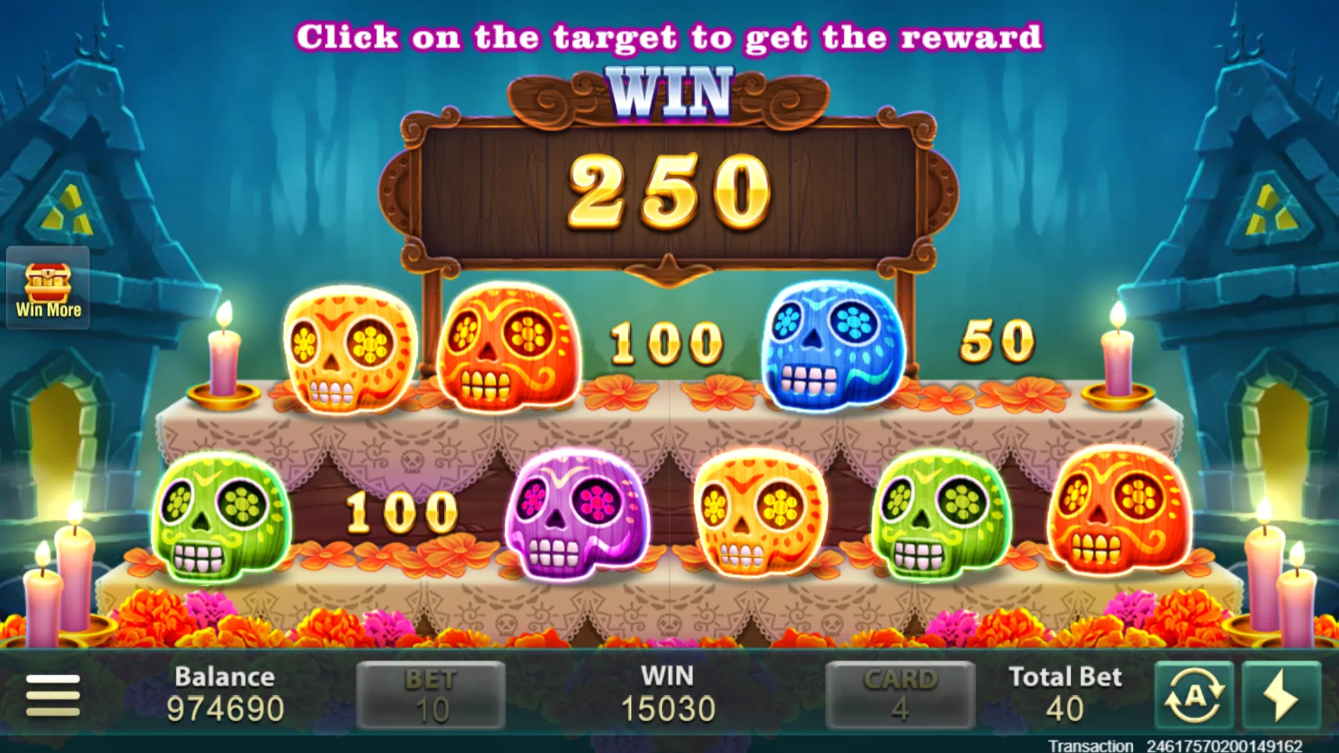 CALACA BINGO game interface screenshot 5