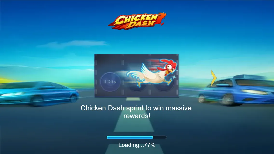 Chicken Dash game interface screenshot 1