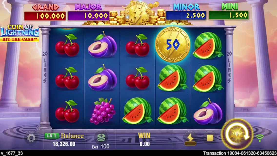 Coin of Lightning game interface screenshot 3