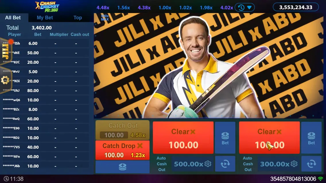 Crash Cricket Legend game interface screenshot 5