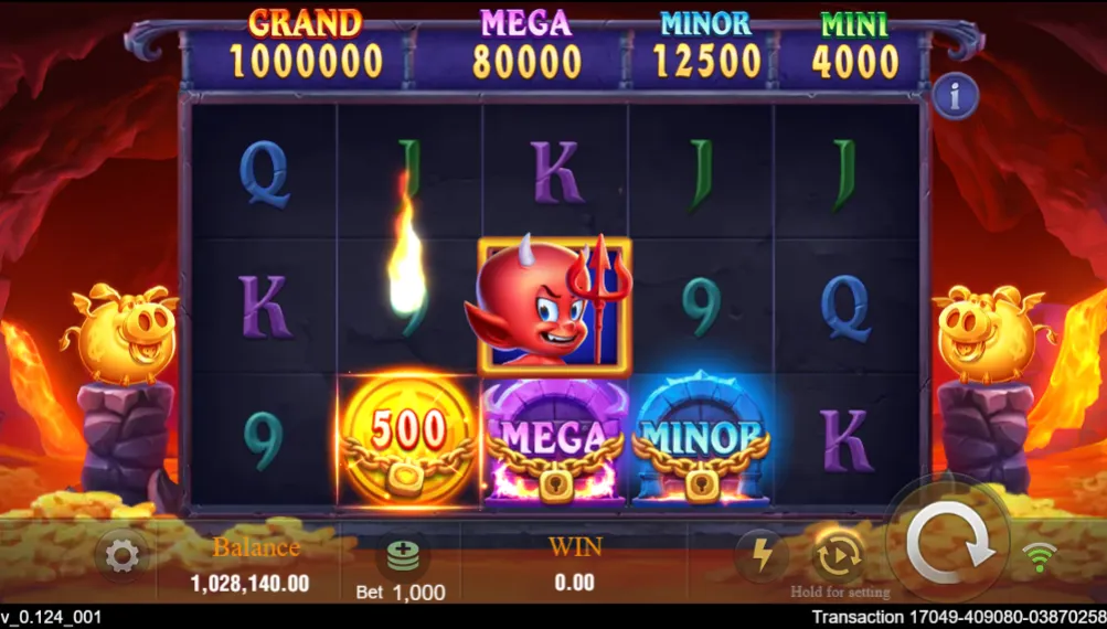 Devil Fire 2 game interface screenshot 1