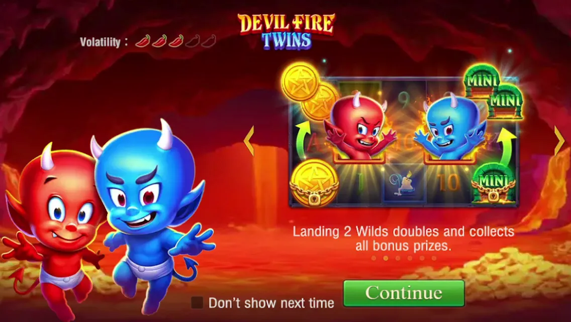 Devil Fire Twins game interface screenshot 2