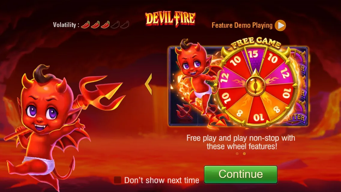 Devil Fire game interface screenshot 2