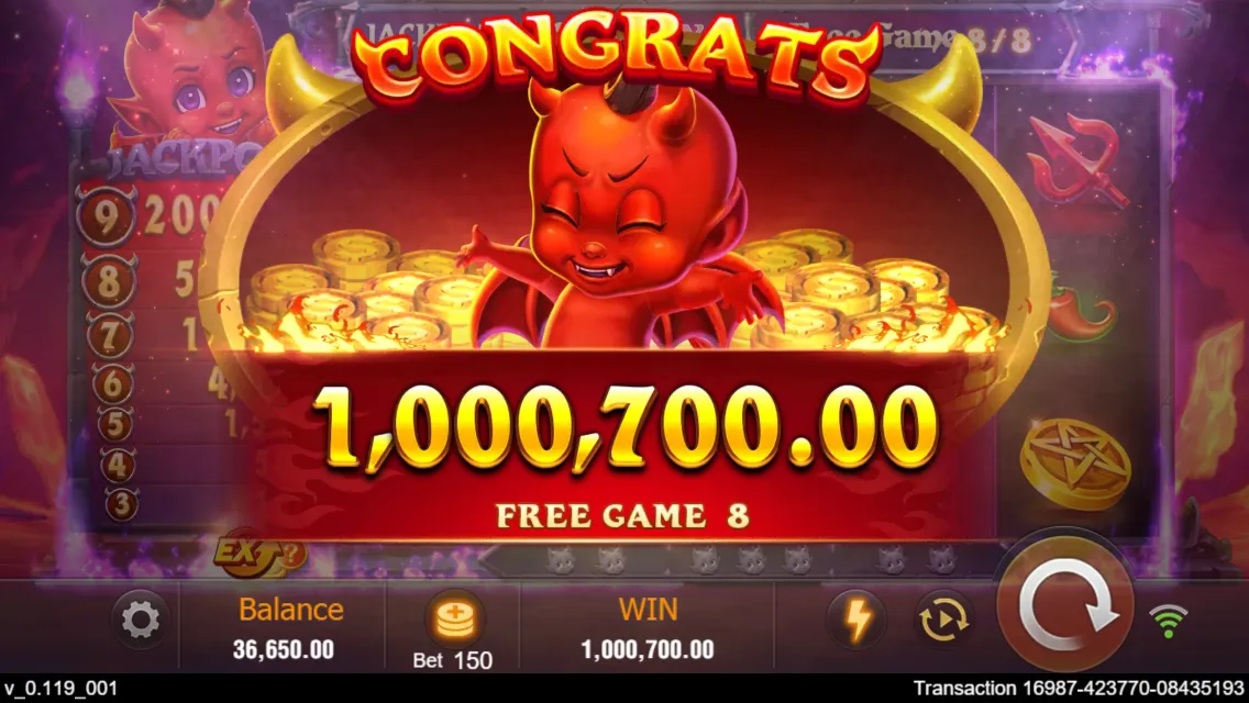 Devil Fire game interface screenshot 5