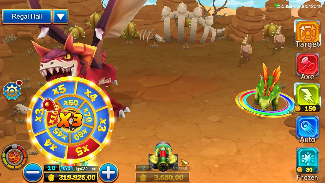 Dinosaur Tycoon game interface screenshot 2