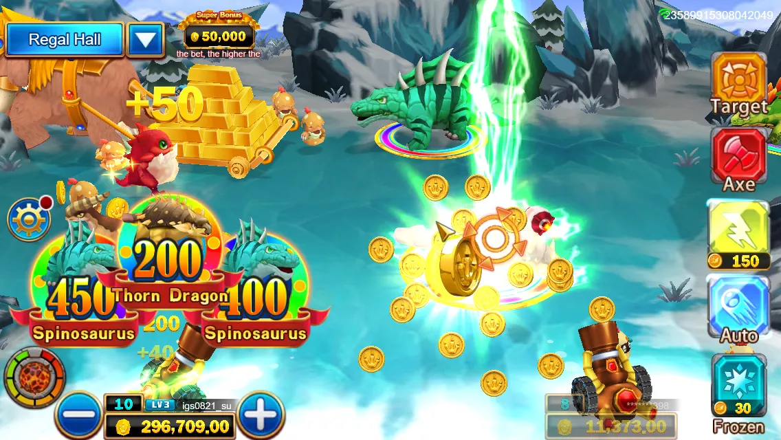 Dinosaur Tycoon game interface screenshot 5