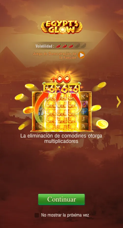 Egypt's Glow game interface screenshot 1