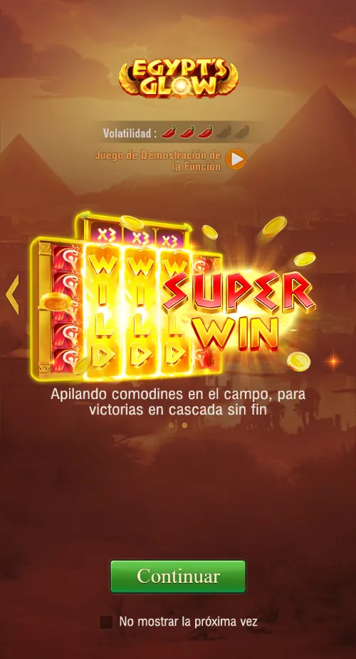 Egypt's Glow game interface screenshot 2