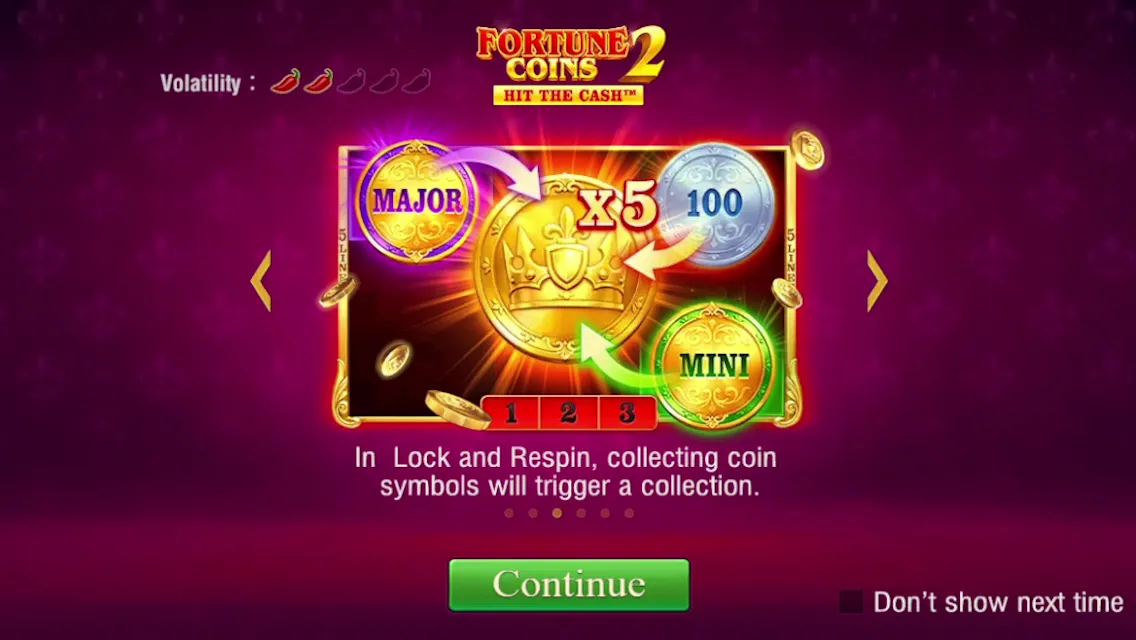 Fortune Coins 2 game interface screenshot 2