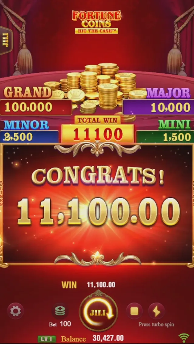 Fortune Coins game interface screenshot 4