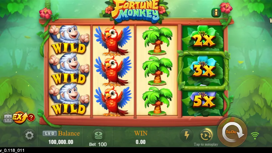 Fortune Monkey game interface screenshot 3