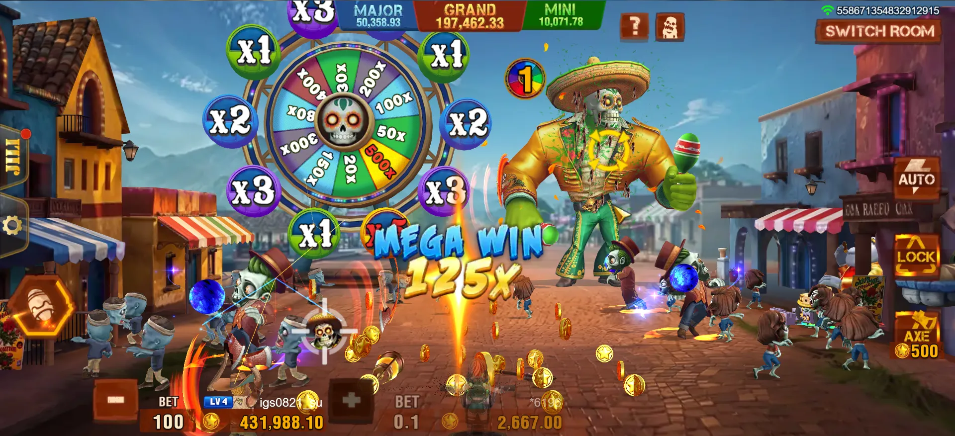 FORTUNE ZOMBIE game interface screenshot 4