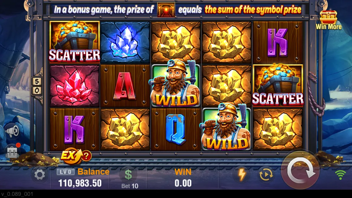 Gold Rush game interface screenshot 3