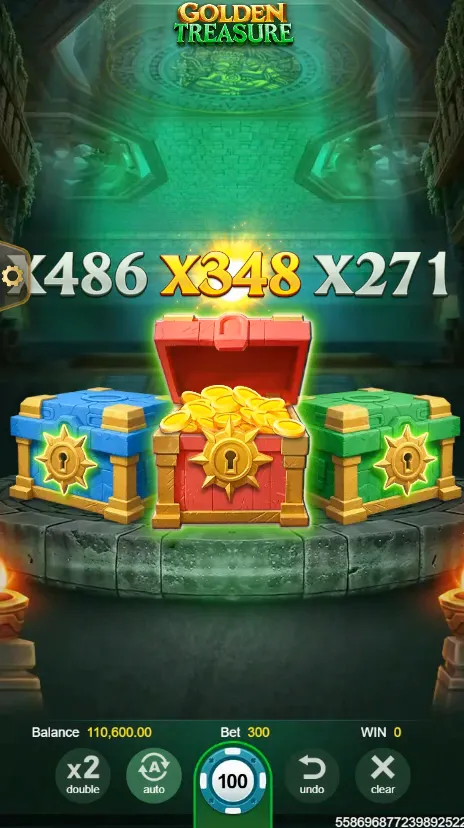 Golden Treasure game interface screenshot 3