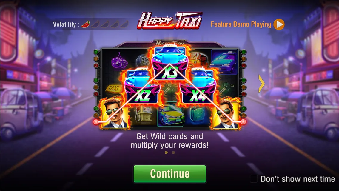 Happy Taxi game interface screenshot 2