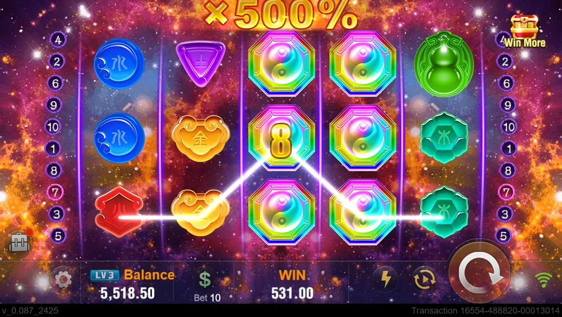 HYPER BURST game interface screenshot 5