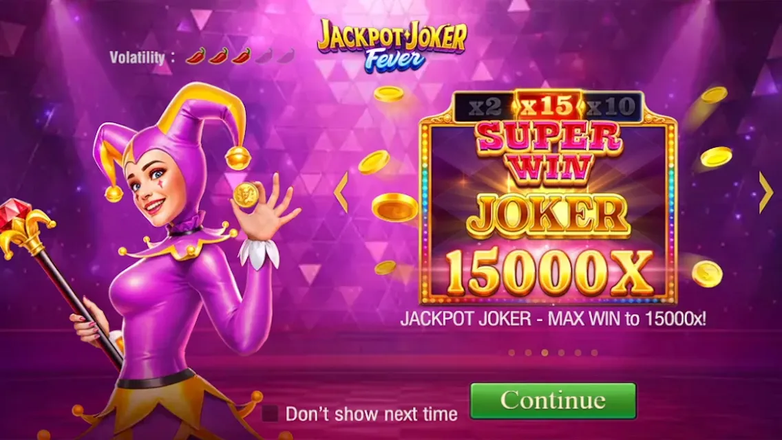 Jackpot Joker FEVER game interface screenshot 2