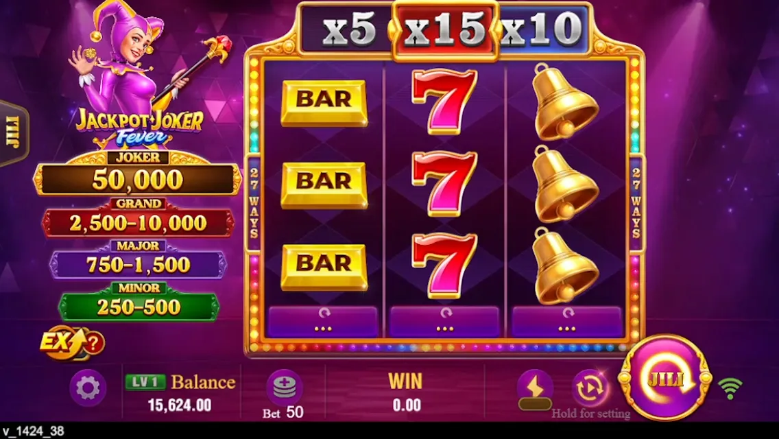 Jackpot Joker FEVER game interface screenshot 3