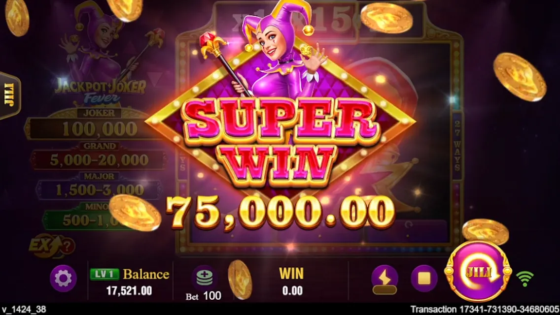 Jackpot Joker FEVER game interface screenshot 5