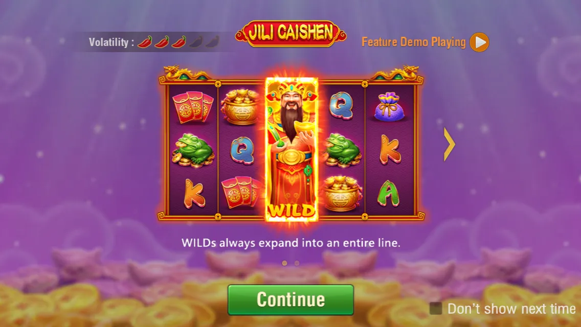 JILI CAISHEN game interface screenshot 1
