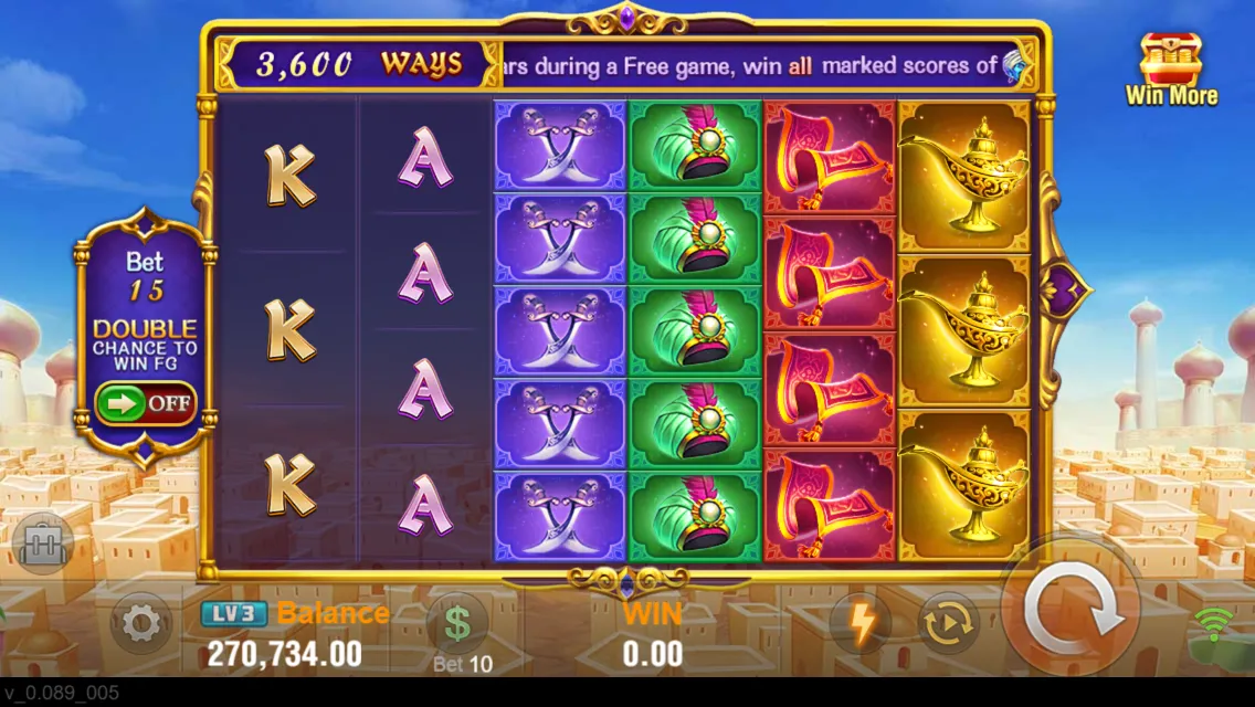 Magic Lamp game interface screenshot 3