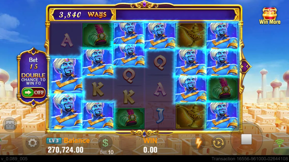 Magic Lamp game interface screenshot 4