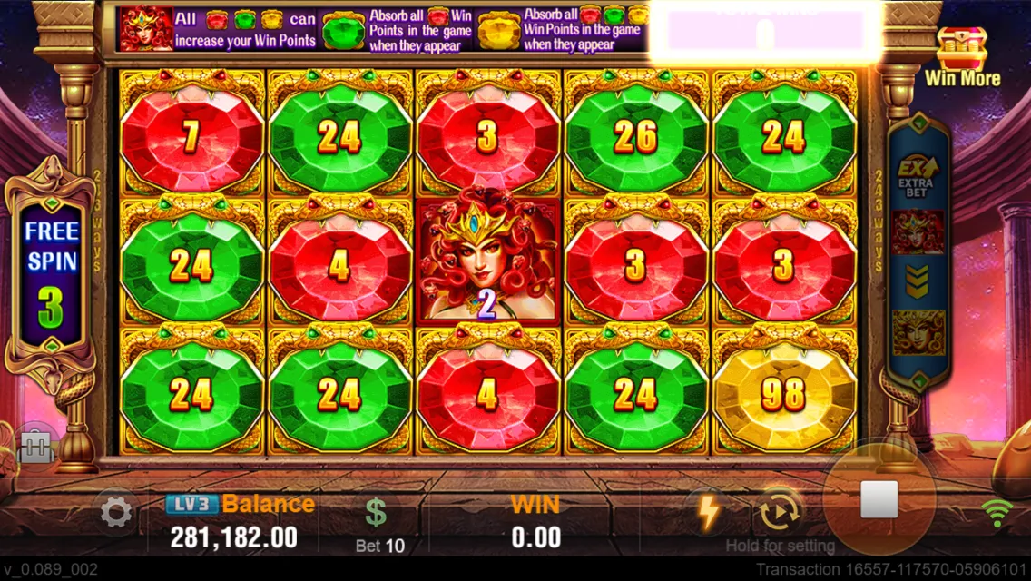 MEDUSA game interface screenshot 4