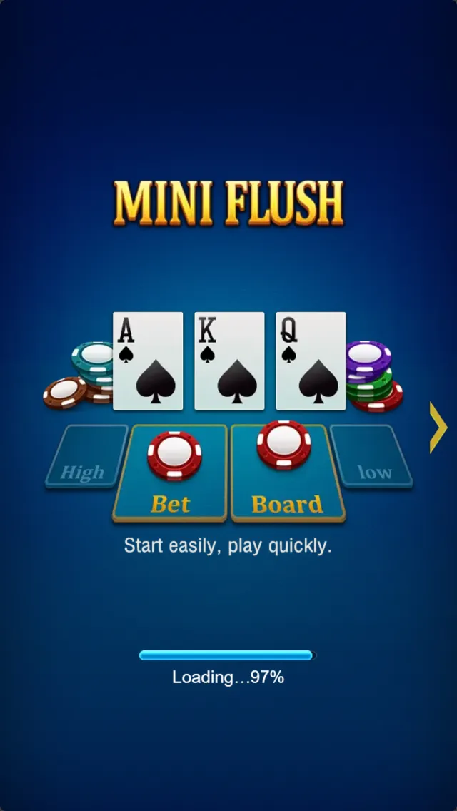 MINI FLUSH game interface screenshot 1