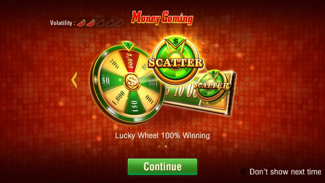 Money Coming game interface screenshot 2