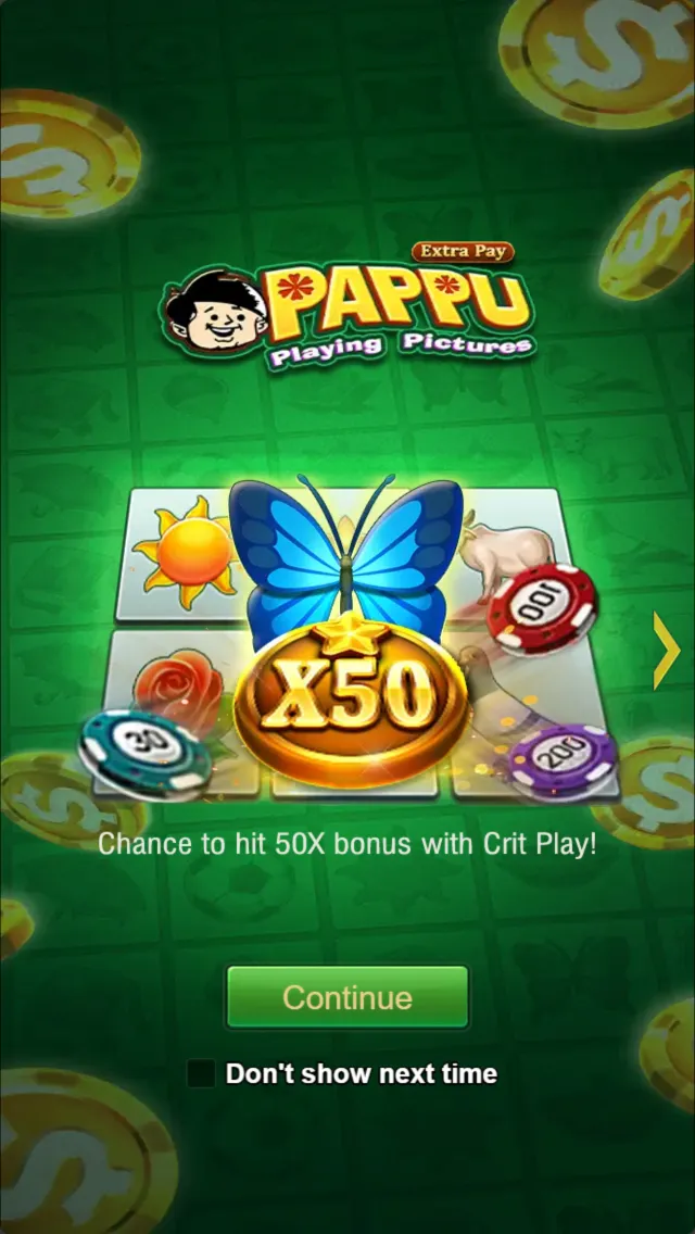 PAPPU game interface screenshot 1