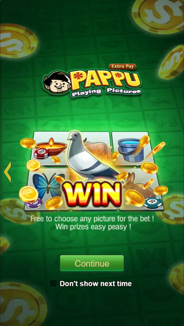 PAPPU game interface screenshot 2