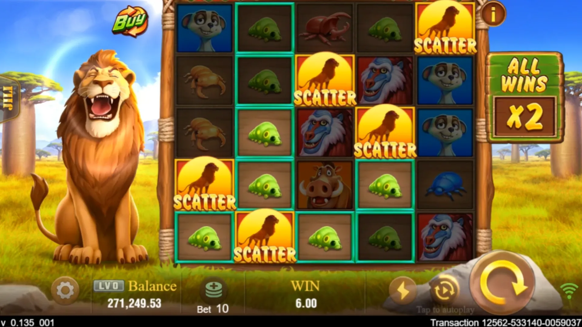 Safari Mystery game interface screenshot 3