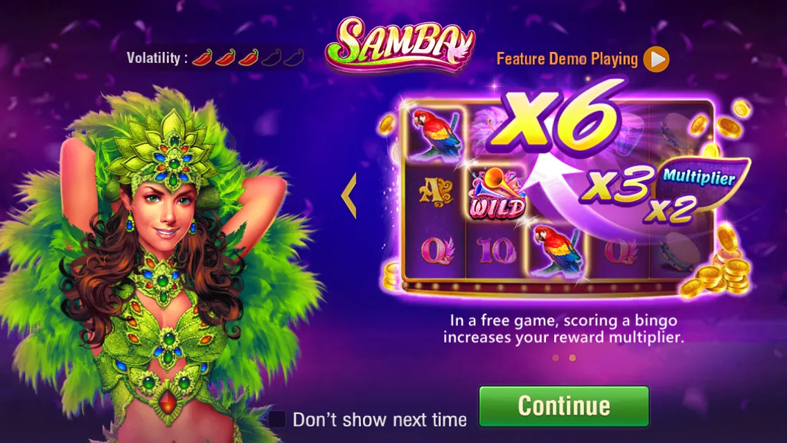 SAMBA game interface screenshot 2