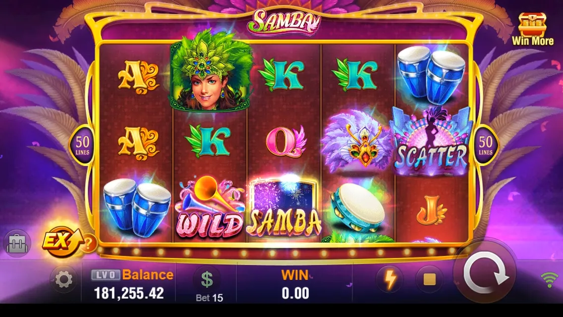SAMBA game interface screenshot 3