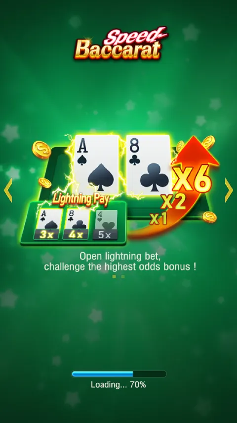 Speed Baccarat game interface screenshot 2