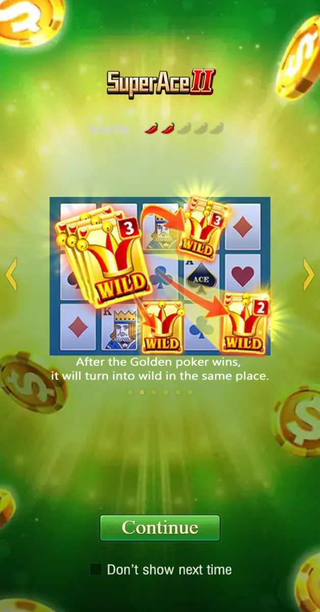 Super Ace 2 game interface screenshot 1
