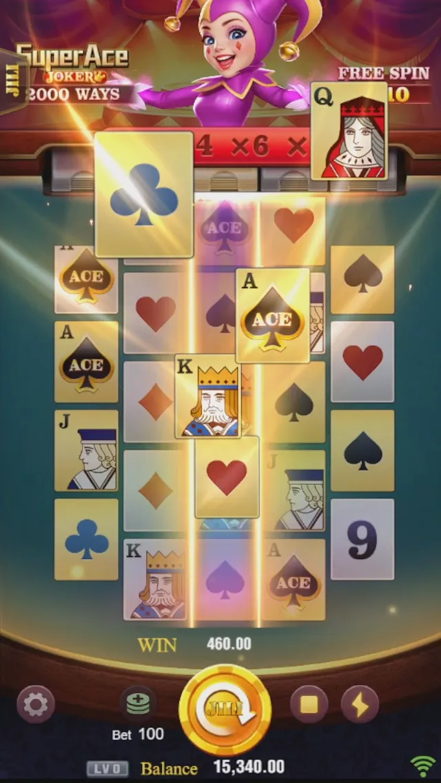 Super Ace Joker game interface screenshot 5