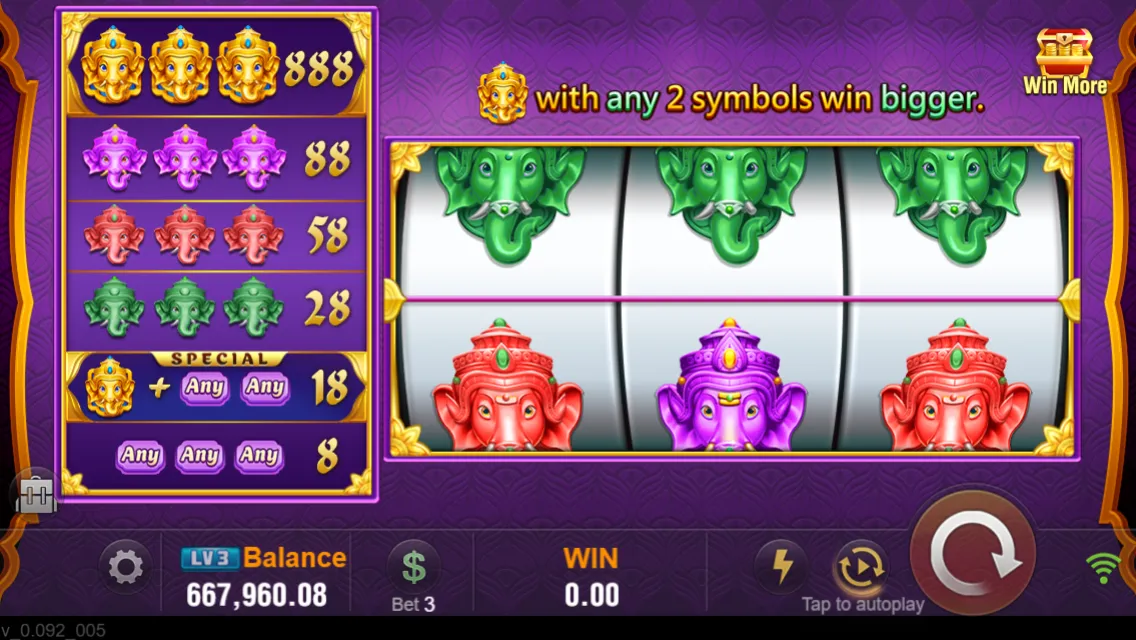 Super Rich game interface screenshot 3