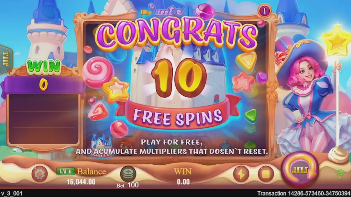 Sweet Magic game interface screenshot 4