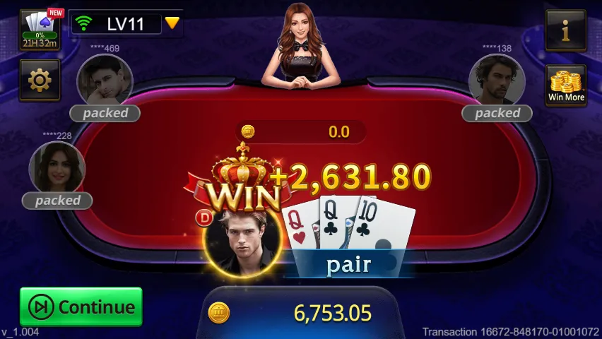 Teen Patti game interface screenshot 4